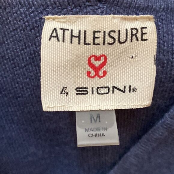 Sioni Athleisure Light Blue Soft Cozy Open Cardigan with Pockets Size M - Picture 10 of 11